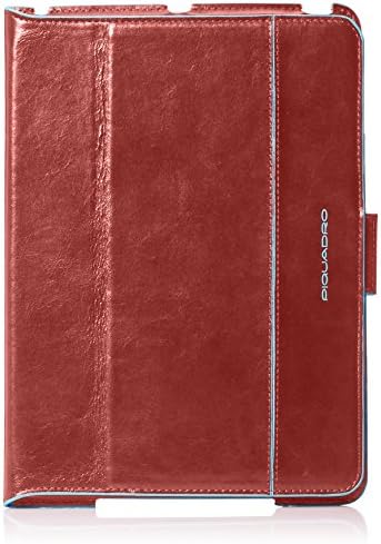 Piquadro iPadAir Stand Up Leather Case com função automática de sono/vigília, vermelho, tamanho único