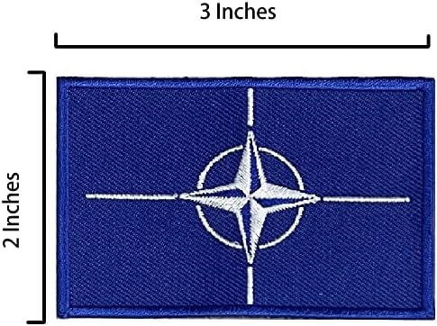 A-One Símbolo da OTAN Pin de lapela de ferro de ferro +OTAN GRAND SIGN RETANGLE Retângulo Armadge Patch +Albania Collection Mark Patch, Patch de bordado para chapéus Jeans Socks Coleção de lembranças No.435 +422p