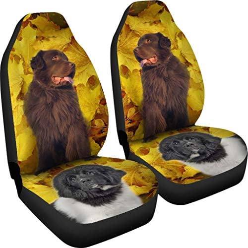 Pawlice Newfoundland Dog Print Car Seat Covers