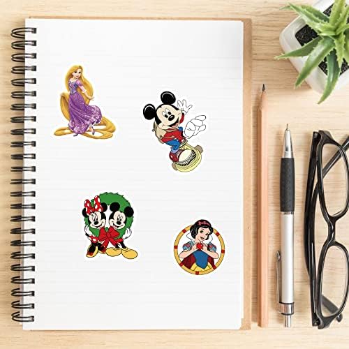 100 PCs Cute Desenhos Disney de Cartoon Mistos para crianças Adesivos de Personagem Princesa de Princesa