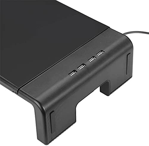 SBSNH 4 USB 2.0 MONITOR DE PORTA RISER RISER MULTIFUNCIONAL Desktop Screen Stand Stand Stand Laptop TV Stand Desk Titular