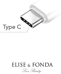 Elise & Fonda TP80 Tipo-C Porto de carregamento USB lindo Cristal anti-pó do pó de paz sinal pendente de telefone celular charme para Samsung Galaxy/Huawei/OnePlus/Xiaomi/Oppo Novos telefones Android