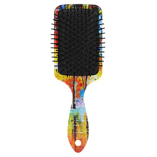 Escova de cabelo de almofada de ar vipsk, cuadros de plástico coloridos, boa massagem adequada e escova de cabelo