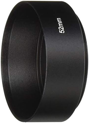 Montagem de parafuso FOTGA Capuz de lente de metal padrão 52mm para Canon Nikon Pentax Sony Olympus