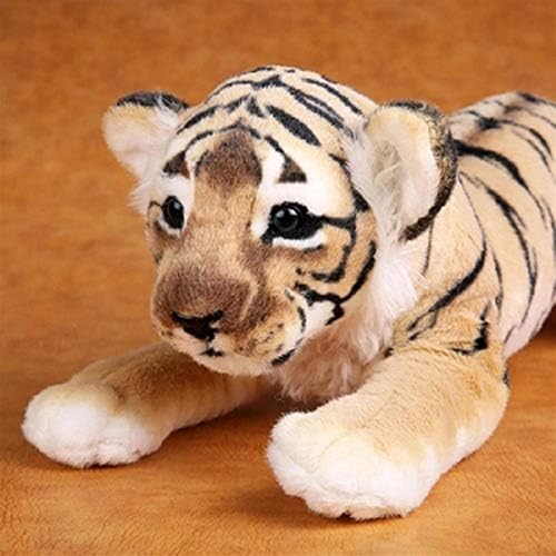 Uongfi macio macio animal tigre de pelúcia travesseiro de brinquedo animal leão kawaii boneca algodão garotinha brinquedo