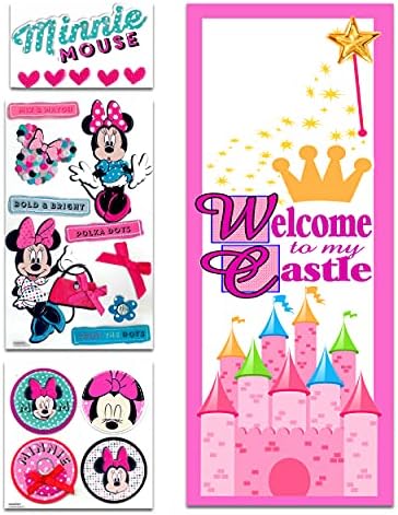 Pacote clássico da lancheira de mouse da Disney Minnie Mouse ~ lancheira de mouse Minnie com Minnie Puzzle 24 peças