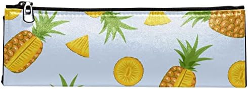 Bolsa de maquiagem tbouobt bolsa de bolsa cosmética bolsa bolsa com zíper, abacaxi de frutas tropicais de verão