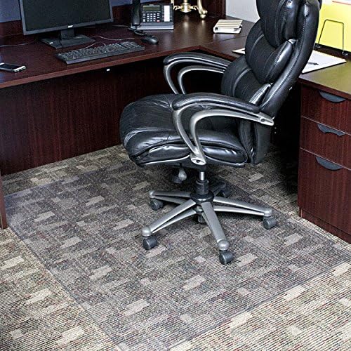 Evoluir 33 x 44 Cadeira de escritório clara tapete com cantos arredondados para tapetes de pilha baixa, feitos nos EUA, C5B5003G