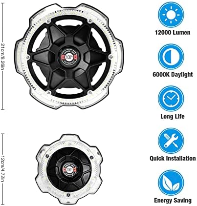 FOTENI LED SHOP LUZ, ILUMINAÇÃO COMERCIAL BAY, ARISHA DE ARMÁRIO LUZ PARA LOCALIZAÇÃO MOLHO DE LOCALIZAÇÃO 2PACK