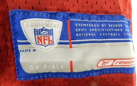 2002 San Francisco 49ers Terry Jackson 22 Jogo usou Red Practice Jersey 2xl 70 - Jerseys de jogo NFL não assinado usada