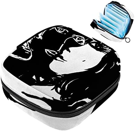 Bolsa de armazenamento de guardanapos sanitários de oryuekan, bolsa menstrual bolsa portátil sanitária saco de armazenamento