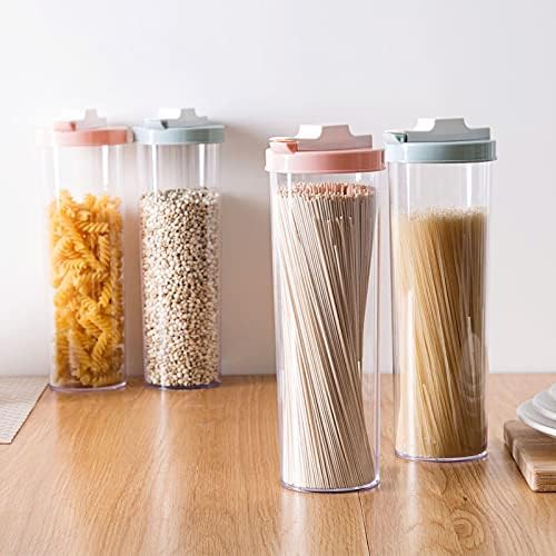 Caixa de armazenamento de cozinha Culuv jarra criativa jarra de armazenamento selado com cozinha pendurada noodle caixa