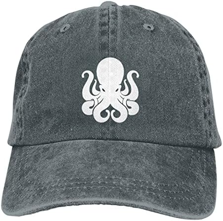 Capace de beisebol Kraken lavável Sun Caps Sun Caps Men's Hip-Hop Cap