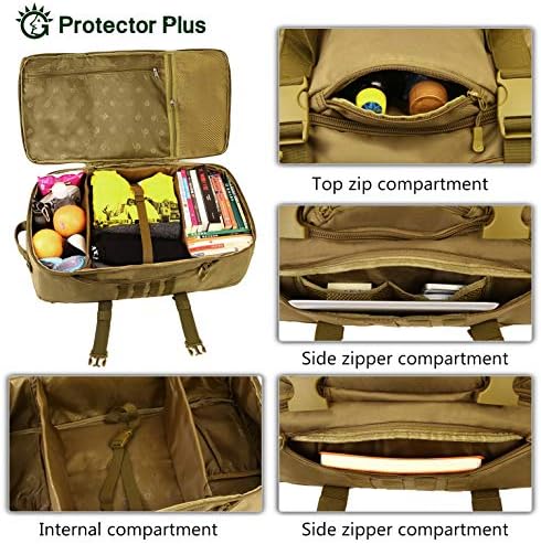Protector Plus Tactical Travel Mackpack 60L Molle Duffel Bag