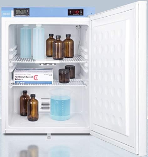 ACCUCOLD FF28LWHMED2 19 geladeira médica com 2,4 cu. ft. Capacidade de termostato digital Fábrica de alarme de temperatura instalou