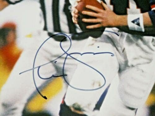Phil Simms Football Hof assinou a foto 16x20 com JSA COA - fotos autografadas da NFL