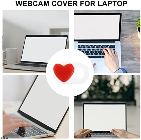 Capa de laptop Solustre Capa de câmera Slide Slide 4pcs Capa de webcam capa da webcam Ouça a capa de privacidade da câmera