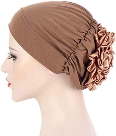 XXXDXDP Hijabs femininos femininos chapéu floral Índia boné chapéu de cabeceira de caba