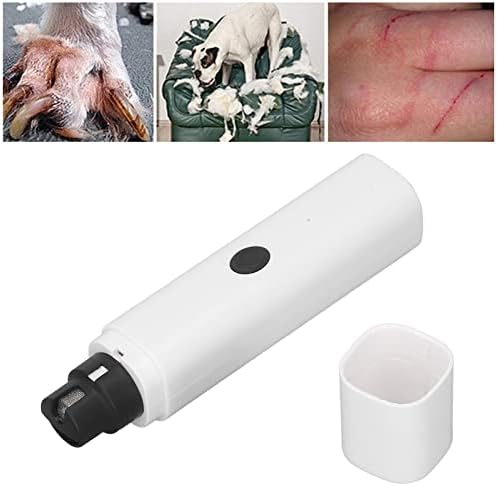 Clipper de unhas de cachorro, cortador de unhas de alta resistência portátil com 2 velocidades para animais de estimação médios