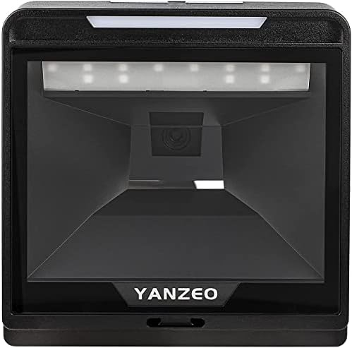 Yanzeo ys868i desktop de mesa omnidirecional 2d scanner de código de barras com fio leitor de código de barras Auto Scan 1D Código QR Plataforma Mã