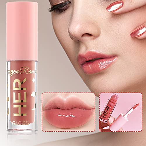 TINT lábio para brilho labial Fazendo esmalte lábio batom feminino brilho feminino hidratante e hidratante esmalte lábio Toot Jelly Glass Lip Lip Glaze Stain Lip Stain