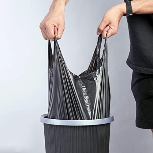 Sacos de lixo de nuobester 100pcs saco de lixo plástico banheiro de cozinha de cozinha de cozinha lixo Roleta de escritório descartável