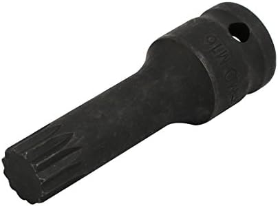 Aexit M16 Ferramentas de 1/2 polegada de mão Operado por manutenção Drive quadrada CR-MO Ribe Bit Socket Adaptador Black Modelo: 59AS295QO249