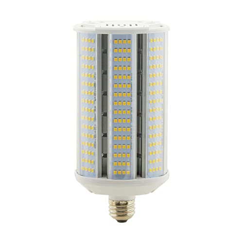 Satco S8929 Hi-Pro Led CornCob Lamp para acessórios ao ar livre e comercial, 40 watts, 175 watts equivalente, 6000 lúmens,