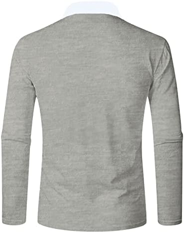 Yhaiogs camisetas camisetas para homens mass camisetas camisas masculinas camisa de colarinho comum estirada sólida camisetas limpas