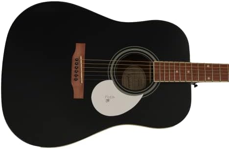Flea assinou autógrafo em tamanho grande Gibson Epiphone Guitar Guitar C w/ James Spence Autenticação JSA Coa - Pimentões