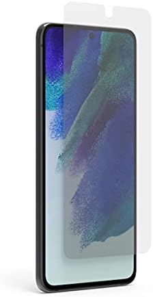 Protetor de tela de vidro temperado de temperatura clara PureGear para o Samsung Galaxy S21 Fe-amigável para casos, resistente a arranhões com revestimento antifingerprint, vidro protetor anti-arranhão com substituição ao longo da vida