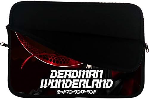 Deadman Wonderland Anime Laptop Sleeve, deslumbrante capa de laptop de anime, laptop durável e tablet, Deadman Wonderland Bag Tamanhos múltiplos
