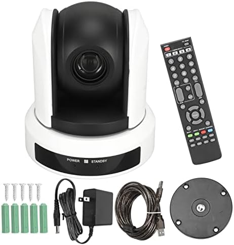 Câmera de conferência de videoconferência PTZ, HD 1080p 207MP Interface USB Sala de conferência Sistema de câmera