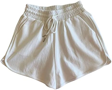Mulheres esportivas cintura elástica shorts curtos shorts mini motoqueiros confortáveis ​​shorts dolphin shorts atléticos
