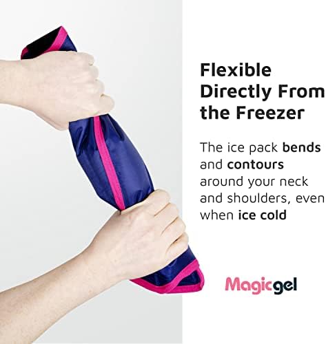 Pacote de gelo de ombro em gel mágico | Reutilizável, flexível e duradouro | Pacote de gelo para lesões de manguito rotador,