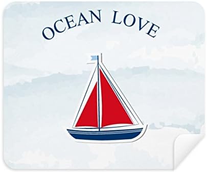 Veleiro Ocean Love Sea Sailing Blue Limping Tenor Cleaner 2pcs Camurça Fabric