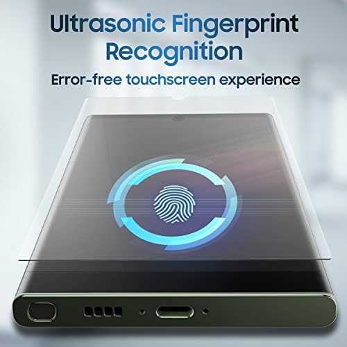 [Combo colorido] Whitestone Domeglass [2Pack + Lâmpada UV + Caso de Breads] Protetor de tela para Samsung Galaxy S23 Ultra