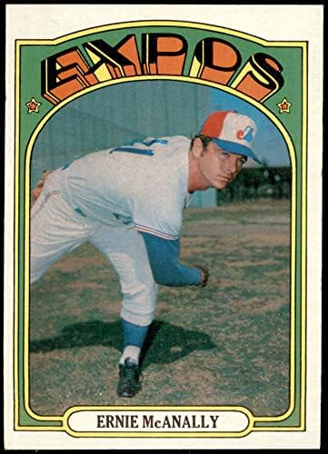 1972 Topps # 58 Ernie McAnally Montreal Expos Expos