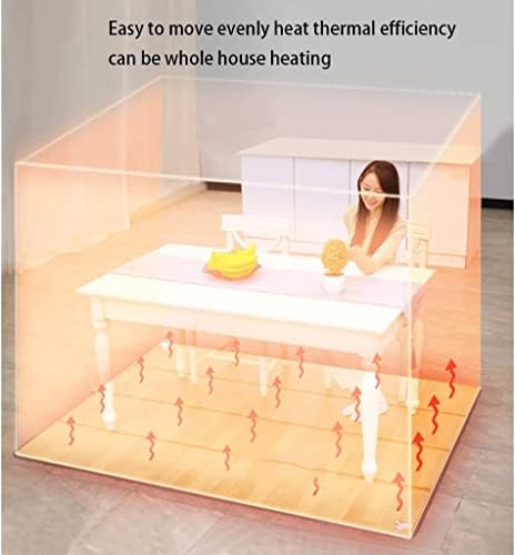 OLOTU CRISTAL DE CRISTAL DE CARBONA Aquecimento Ranco Indoor Use tapetes de piso aquecidos sob a mesa de temperatura ajustável Carpete aquecido elétrico