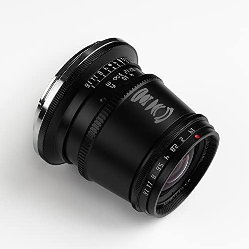 Ttartisan 17mm f1.4 APS-C Abertura grande angular ampla Manual Humanual Focus Prime Lente para Nikon Z Mount Camera Black