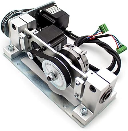 Máquina de gravação Eixo rotativo CNC 5º eixo rotativo com mesa de chuck para roteador CNC DIY