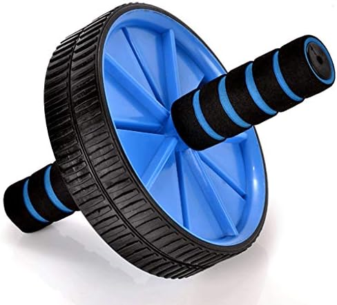 Yasez Dual Wheel AB Equipamento de lançamento abdominal do exercício com garras anti -deslizamentos e rodas duplas
