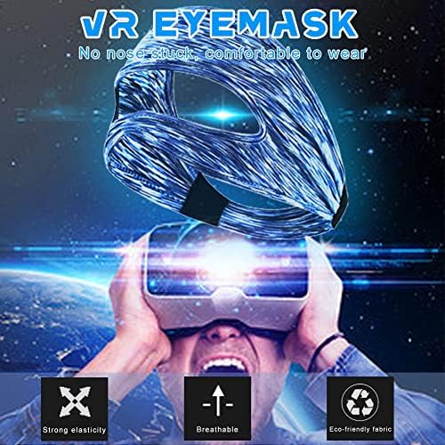 Stillkeeper 4 PCs Tampa da máscara ocular VR, Banda de suor respirável VR Facemask, guarda de suor ajustável para