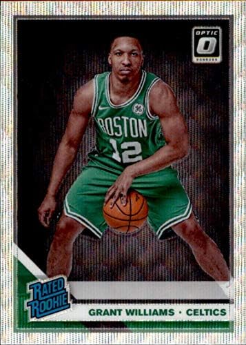 2019-20 Donruss Optic Fanatics Silver Wave Prizms 157 Grant Williams Boston Celtics Rookie Basketball Card