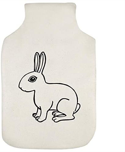 Azeeda 'Sitting Rabbit' Hot Water Bottle Bottle
