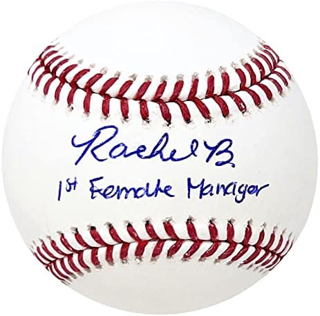 Rachel Balkovec Yankees assinou 1ª gerente feminina INSC OFICIAL MLB BASEBALL JSA - Bolalls autografados