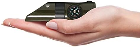 DOUBAO 7 em 1 Emergência de emergência ao ar livre Whistle Compass multifuncional Termômetro de armazenamento de lanterna