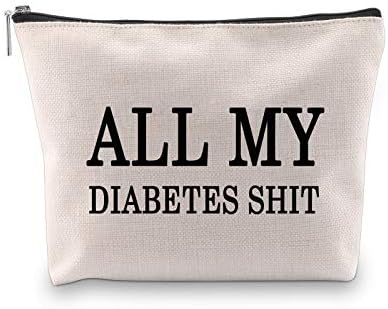 MBMSO All My Diabetes Shit Bag Diabetic Diabetes Diabetes Diabetes transportando bolsa de viagem diabética Gift para