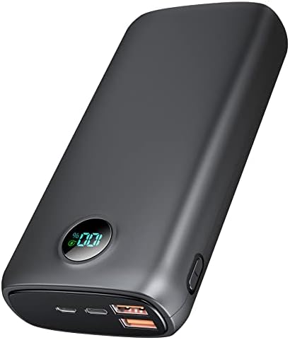 Loveledi Power-Bank-portable-Charger-40000mAh Power Bank QC 4.0 e PD 30W Carregamento rápido Display LED integrado 2 Usb 1Type-C