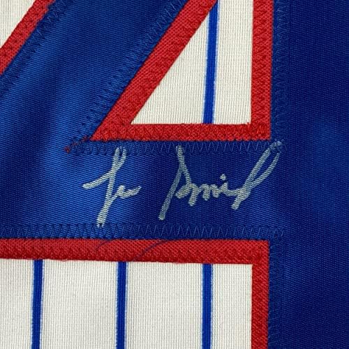 Autografado/assinado Lee Smith Chicago Jersey de beisebol JSA CoA
